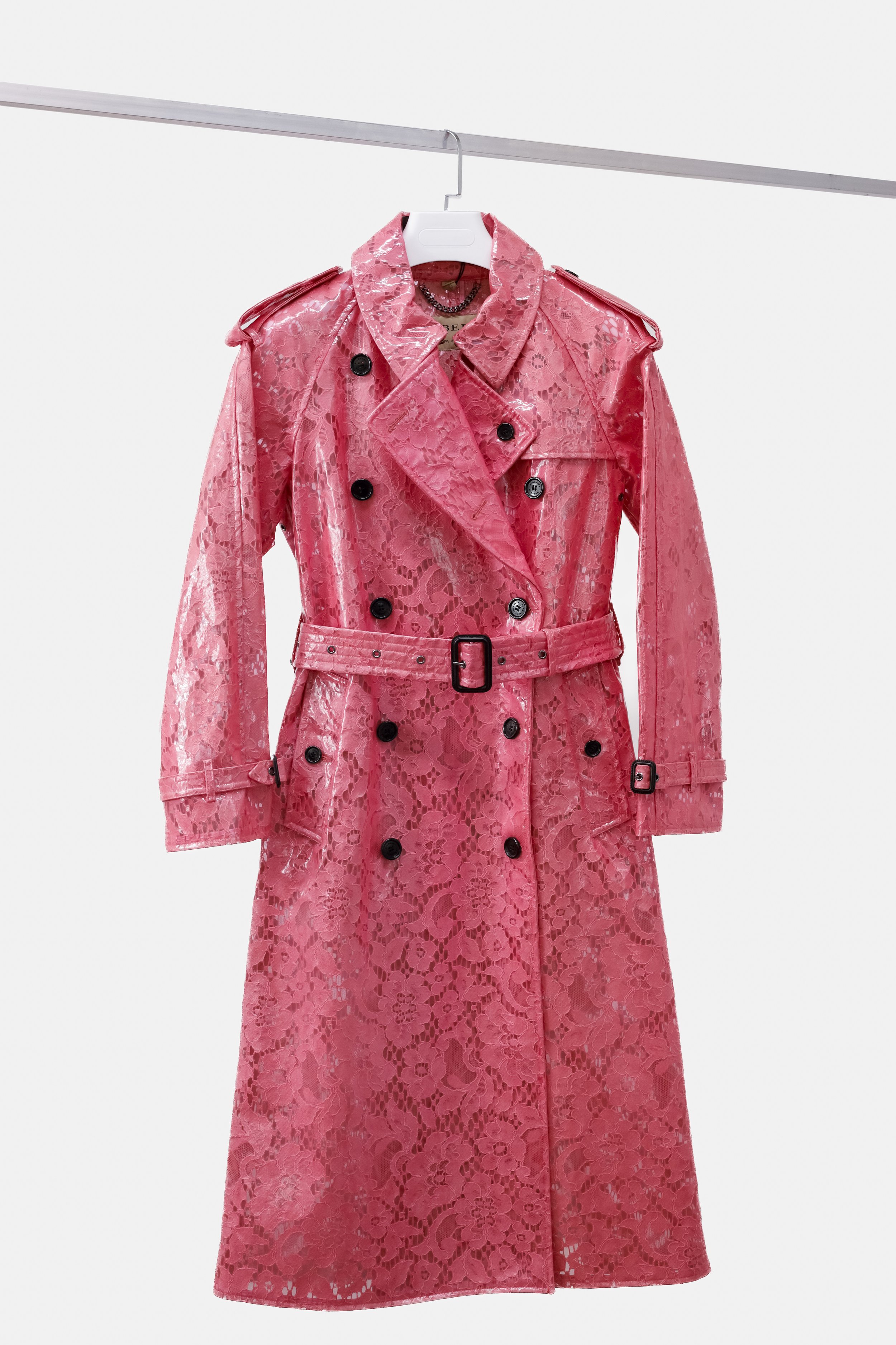 Lace burberry trench sale coat